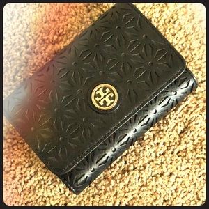 Tory Burch Black foldable wallet